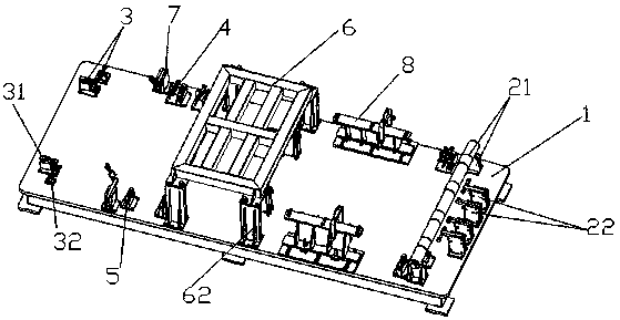 Tailor welding tooling for hydraulic support top beam