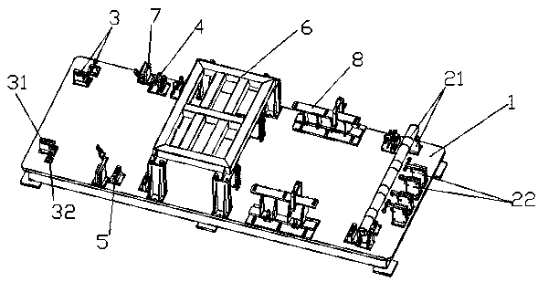 Tailor welding tooling for hydraulic support top beam