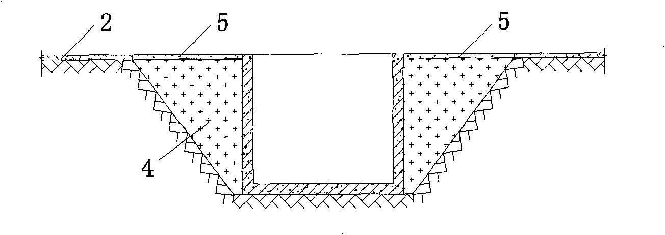 Construction method for precasting concrete moulding bed in local pit of base pit engineering under soft foundation