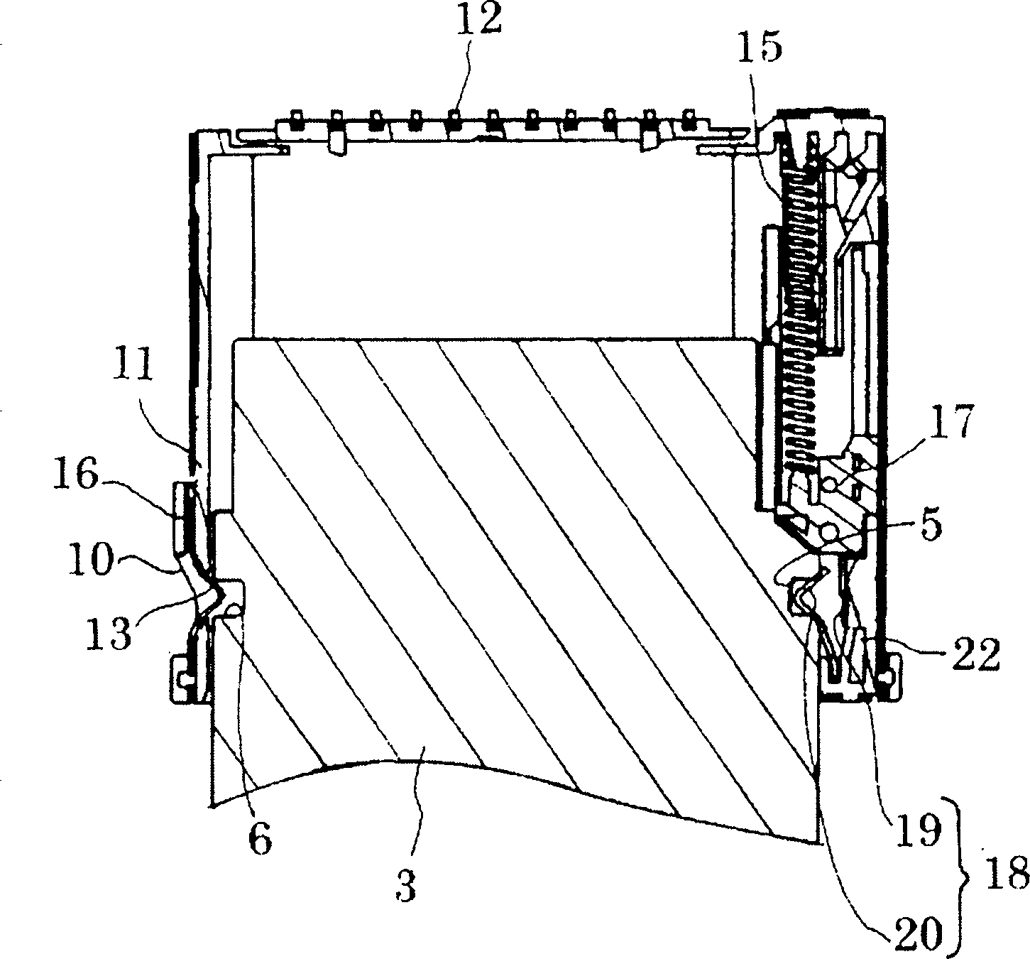 Connector for memory card