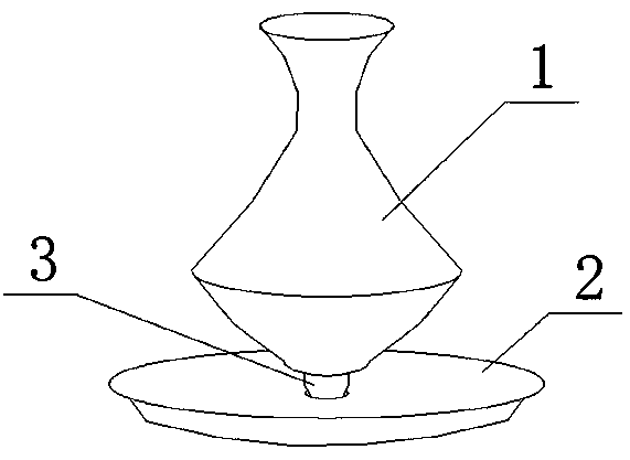 Rotatable vase