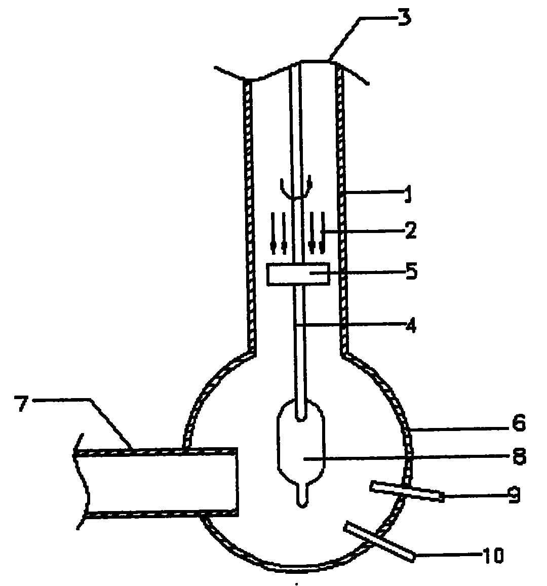 Method and device for making prefabricated optical fibre