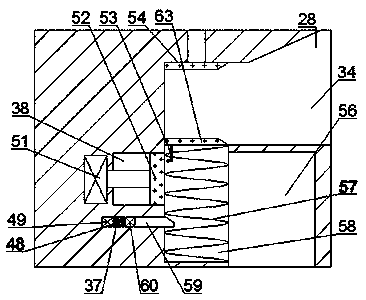 Automatic treatment device for dry garbage of garbage station