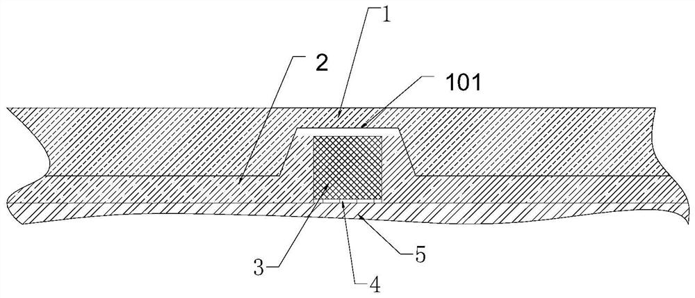 Large-size solar cell structure packaging assembly