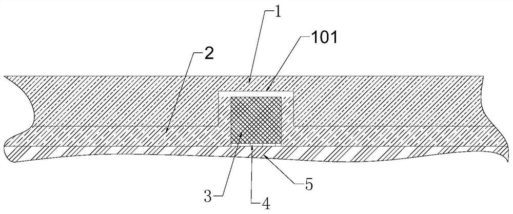 Large-size solar cell structure packaging assembly