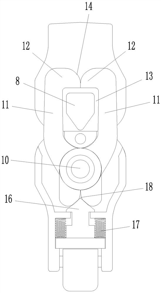 Invisible unlocking type zipper mechanism and unlocking method