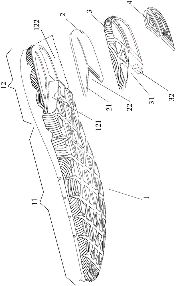 Shoes and cushioning supporting system thereof