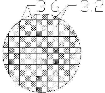 Exhaust gas filter capable of adjusting exhaust gas resistance and having good blank smoke filtering effect