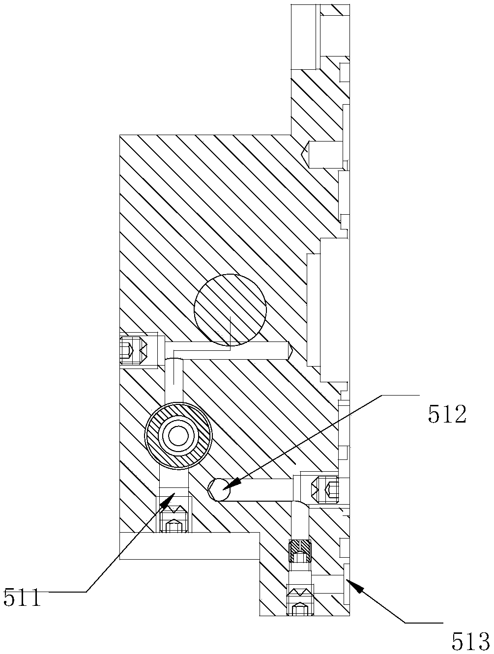 Automatic variable valve of hydraulic motor