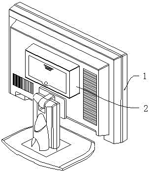 All-in-one personal computer back device with independent separation function