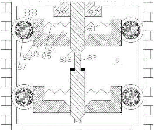 Novel water-conservancy gate device and application method thereof
