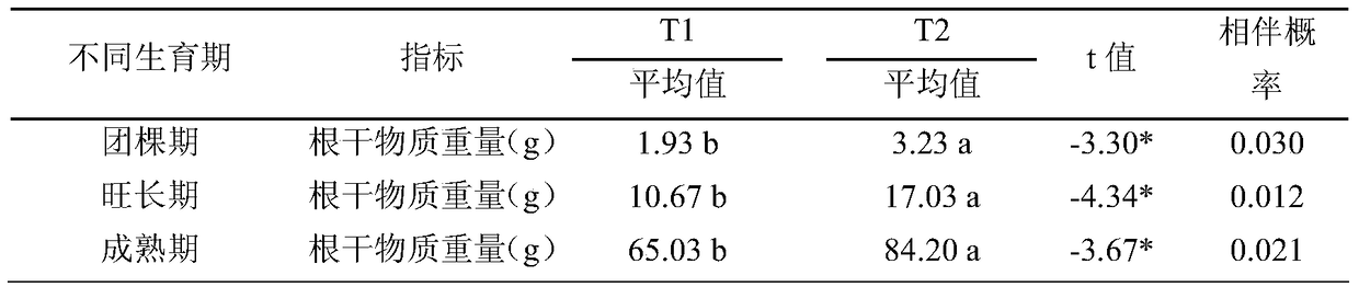 A compound growth-promoting agent for promoting tobacco growth