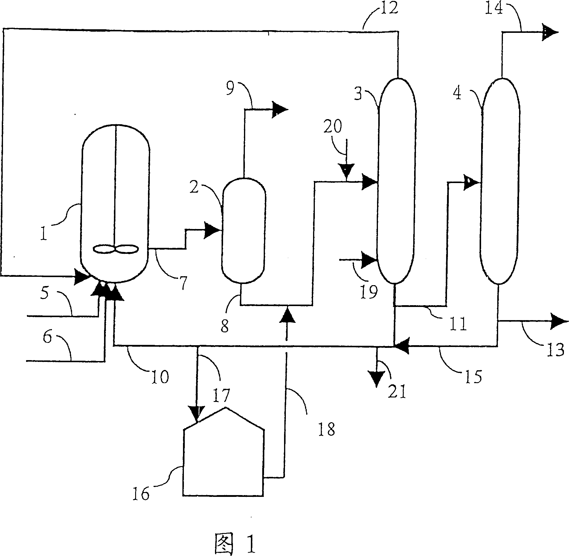 Method for recovering rhodium complex catalyst