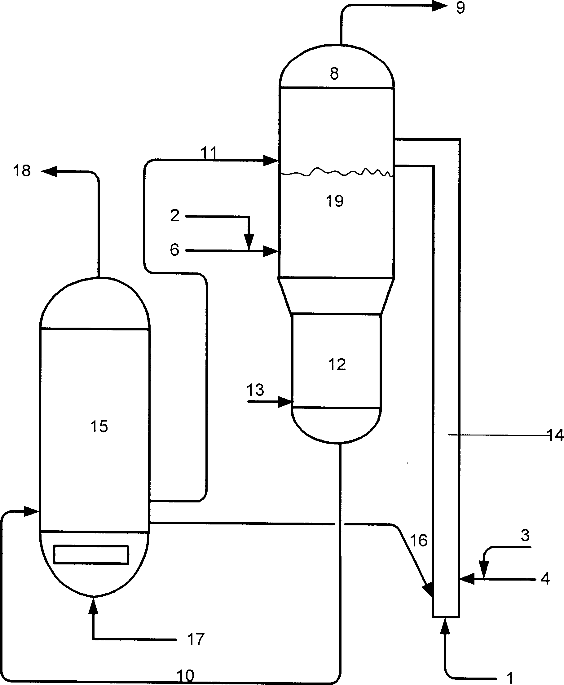 Catalytic conversion process of preparing ethylene and propylene