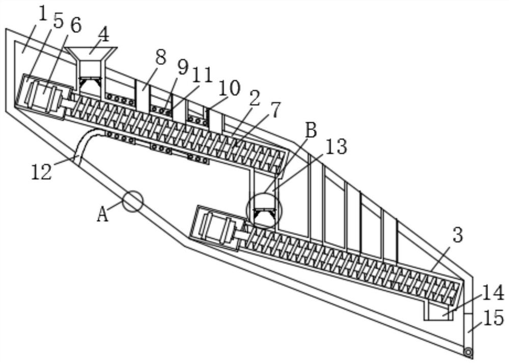 An explosion-proof device for an industrial powder explosive production line