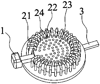 Immersed type heating device