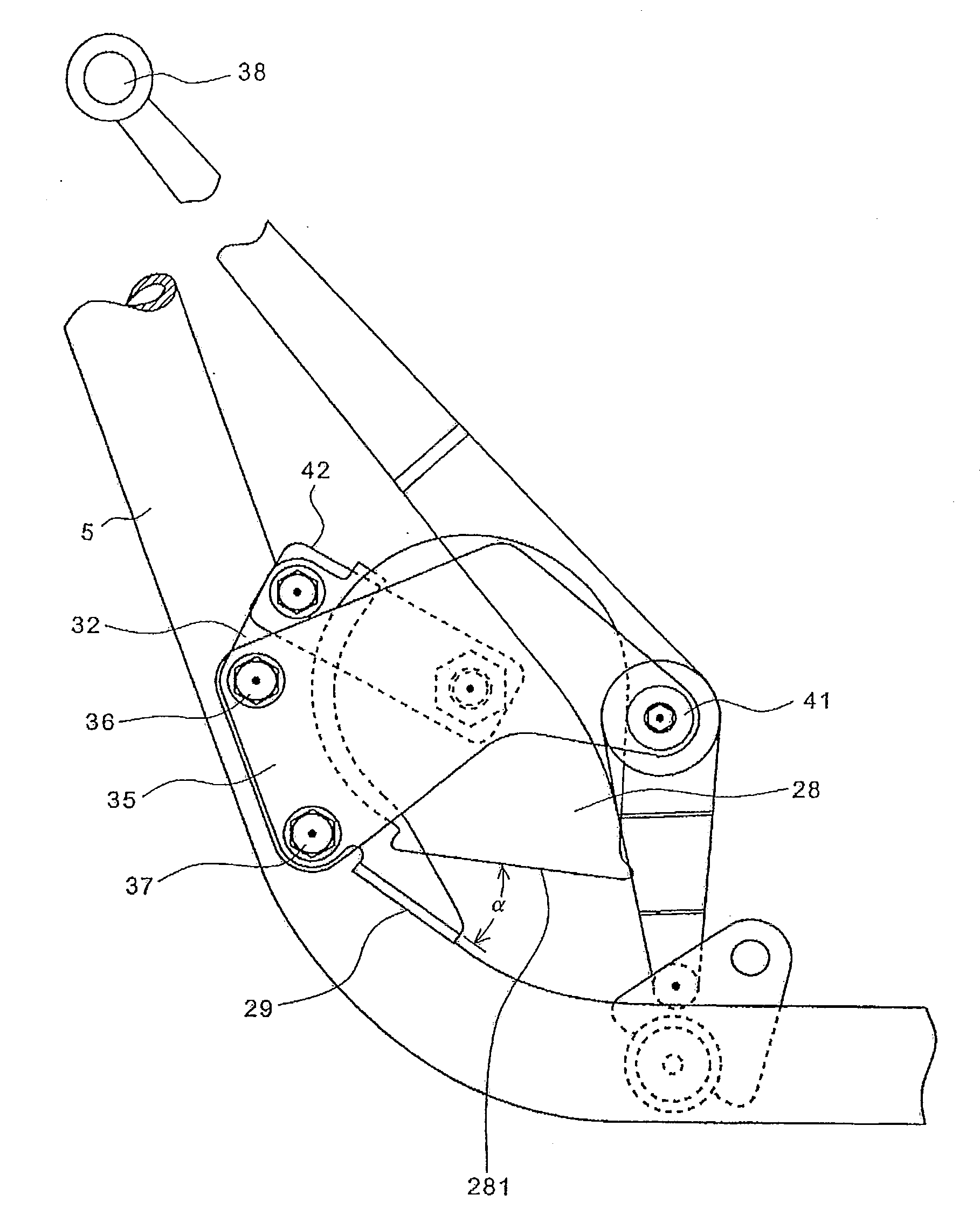 Horn guard device for motorcycle