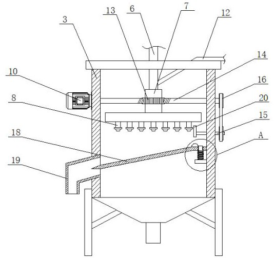 Production system for preparing zinc material through atomization