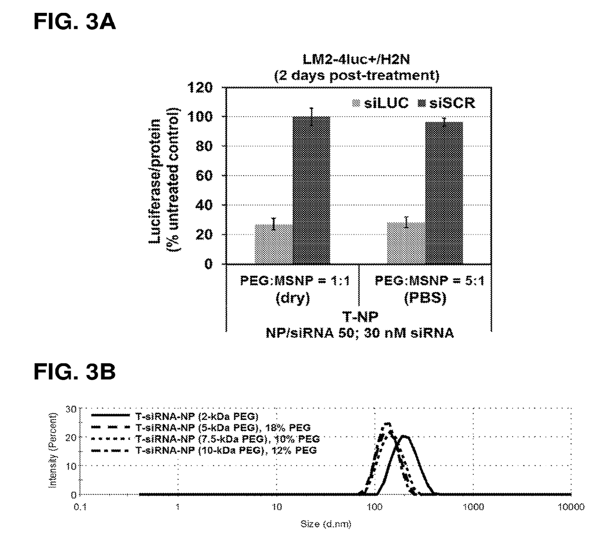 Cross-linked polymer modified nanoparticles