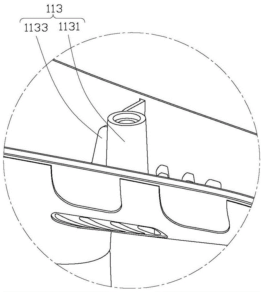 Shock-absorbing support and flight equipment using the same