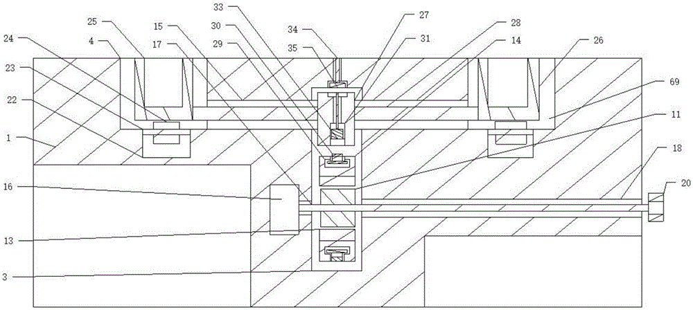 Automatic loading and unloading compartment of cable shaft disc of electric power equipment
