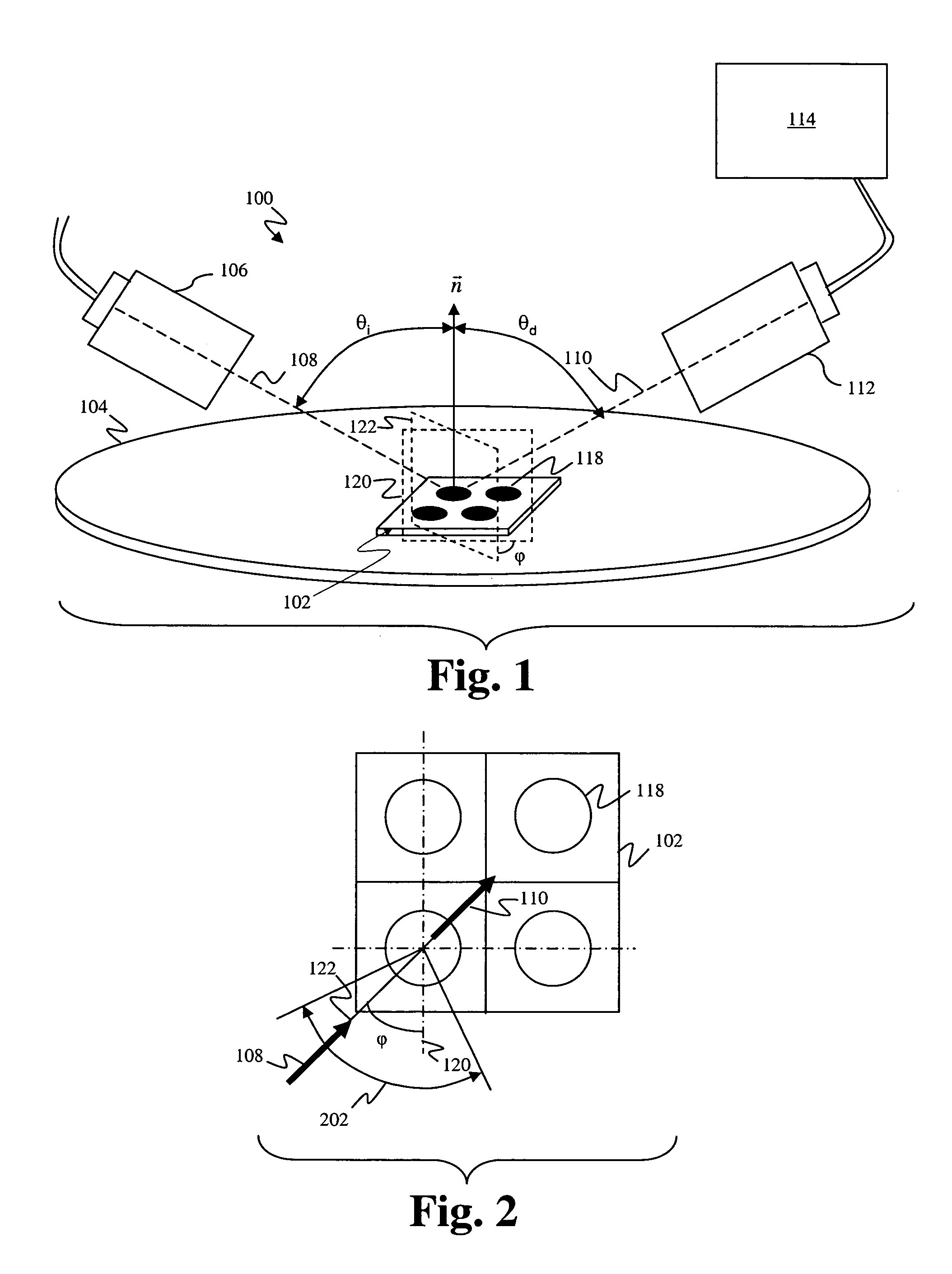 Azimuthal scanning of a structure formed on a semiconductor wafer