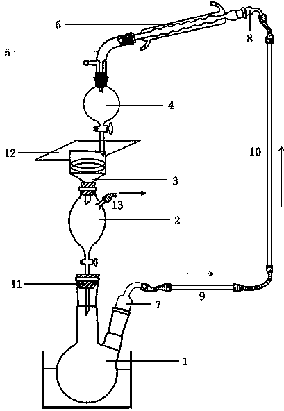 Closed device for circularly extracting crop leaf surface secreta