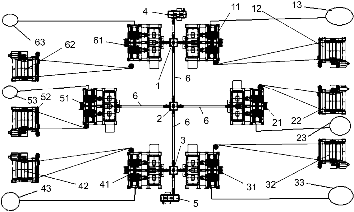 Multi-power generating transmission and convergence system