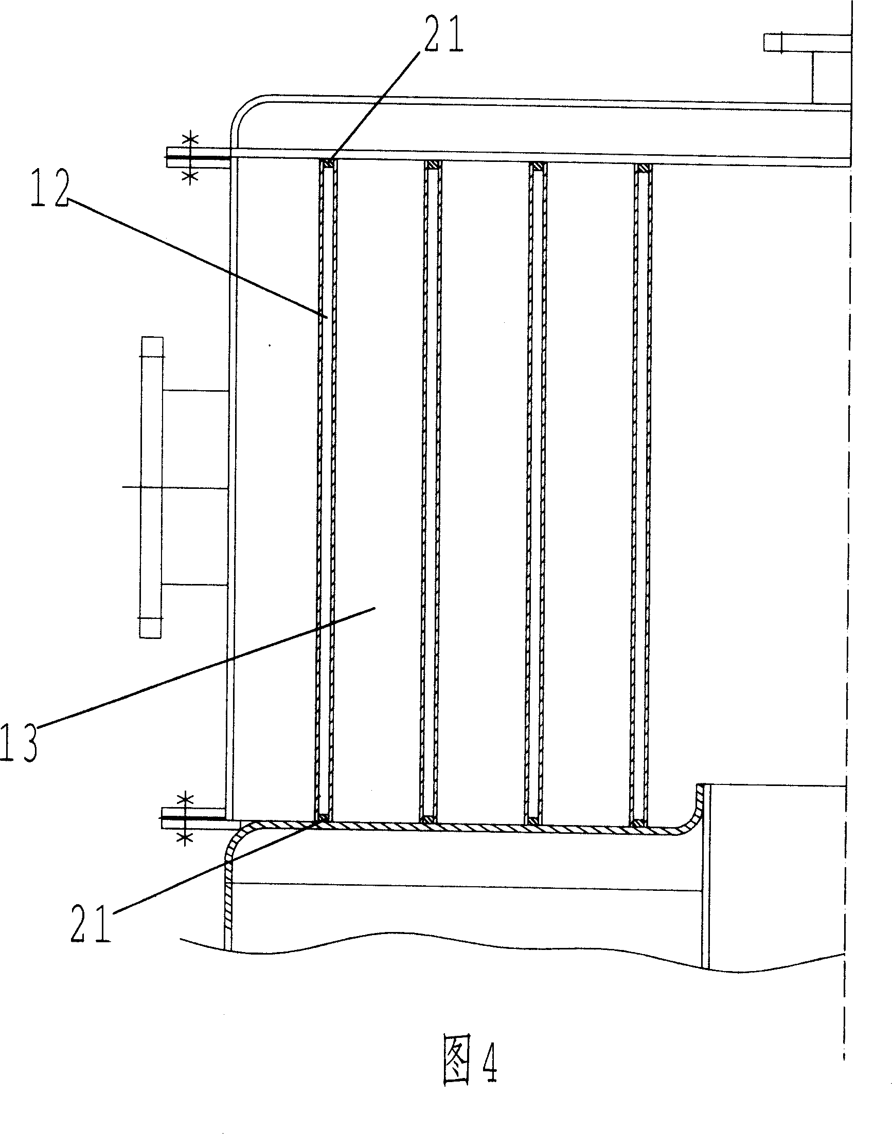 Vertical steam boiler