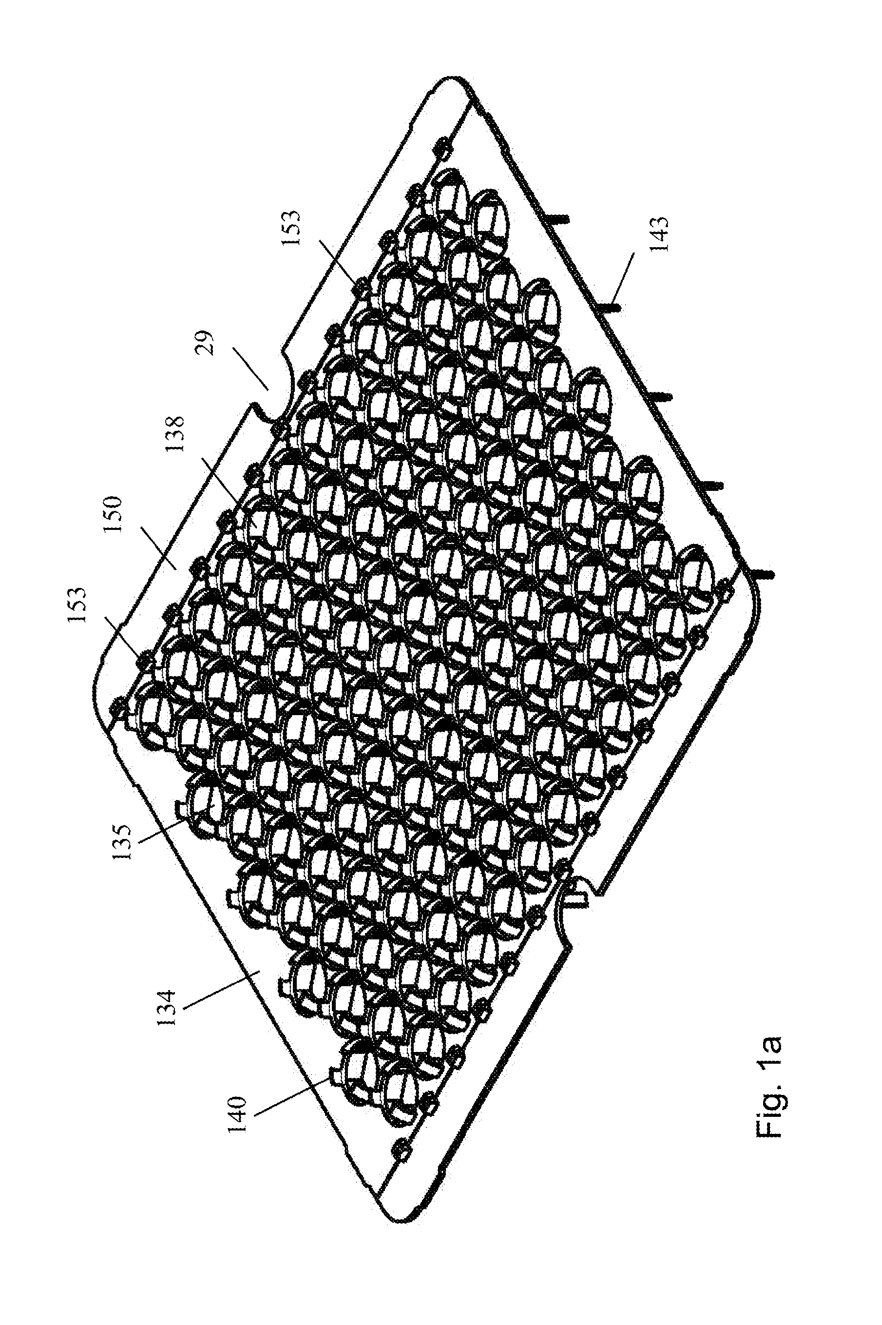 Holding structure for concurrently holding a plurality of containers for substances for medical, pharmaceutical or cosmetic applications as well as transport or packaging container comprising the same