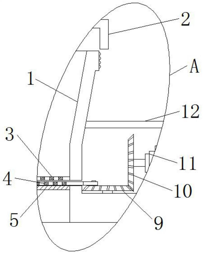 A livestock breeding cage that is convenient for feeding and has the function of collecting sewage