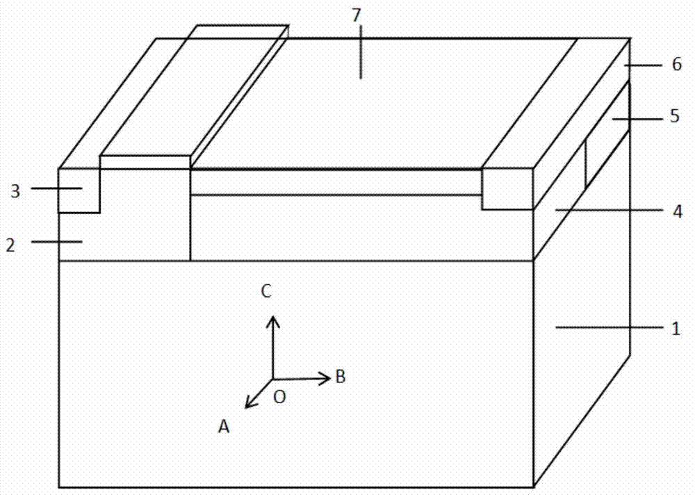 Covering type super-junction transverse double diffusion metal oxide semiconductor field effect transistor with N-type buried layer