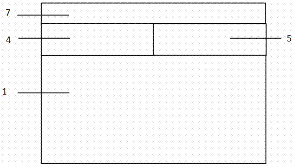 Covering type super-junction transverse double diffusion metal oxide semiconductor field effect transistor with N-type buried layer