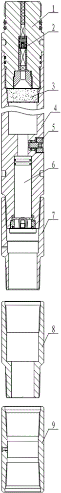 High temperature pressurization device used for propagation of explosion of oil and gas well interlayer