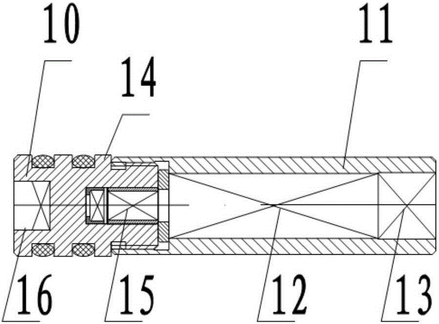 High temperature pressurization device used for propagation of explosion of oil and gas well interlayer