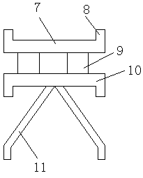Suspension bridge-type insulation horizontal ladder