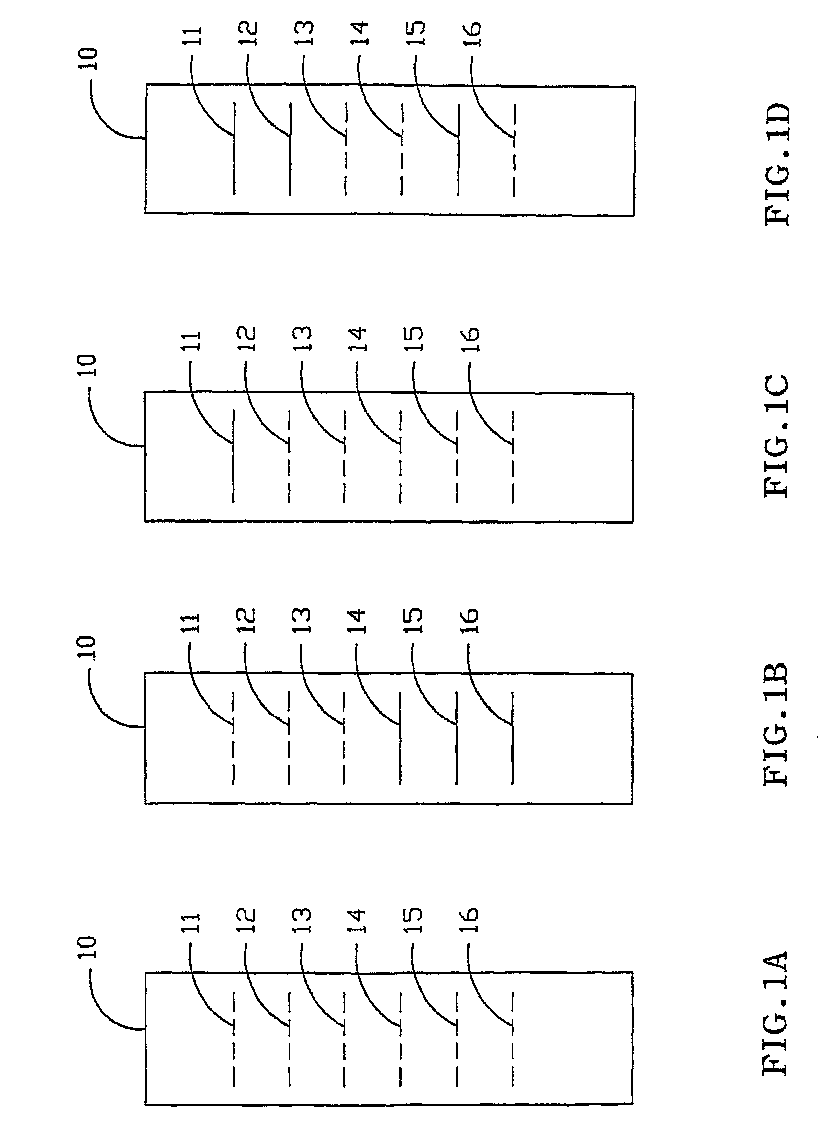 Method for detecting a response of each probe zone on a test strip