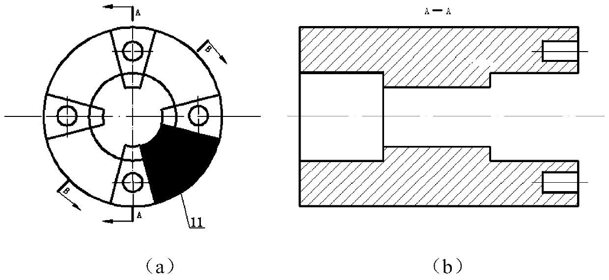 A sub-caliber projectile launch and separation device