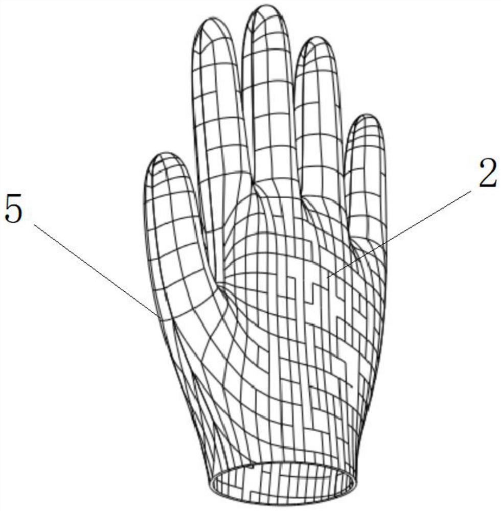 Metal-based ceramic glove mold and preparation method thereof