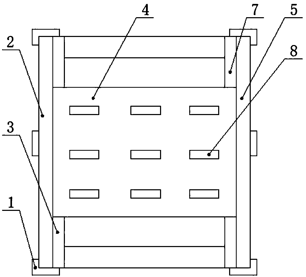 Storage rack for motor shafts of multiple specifications