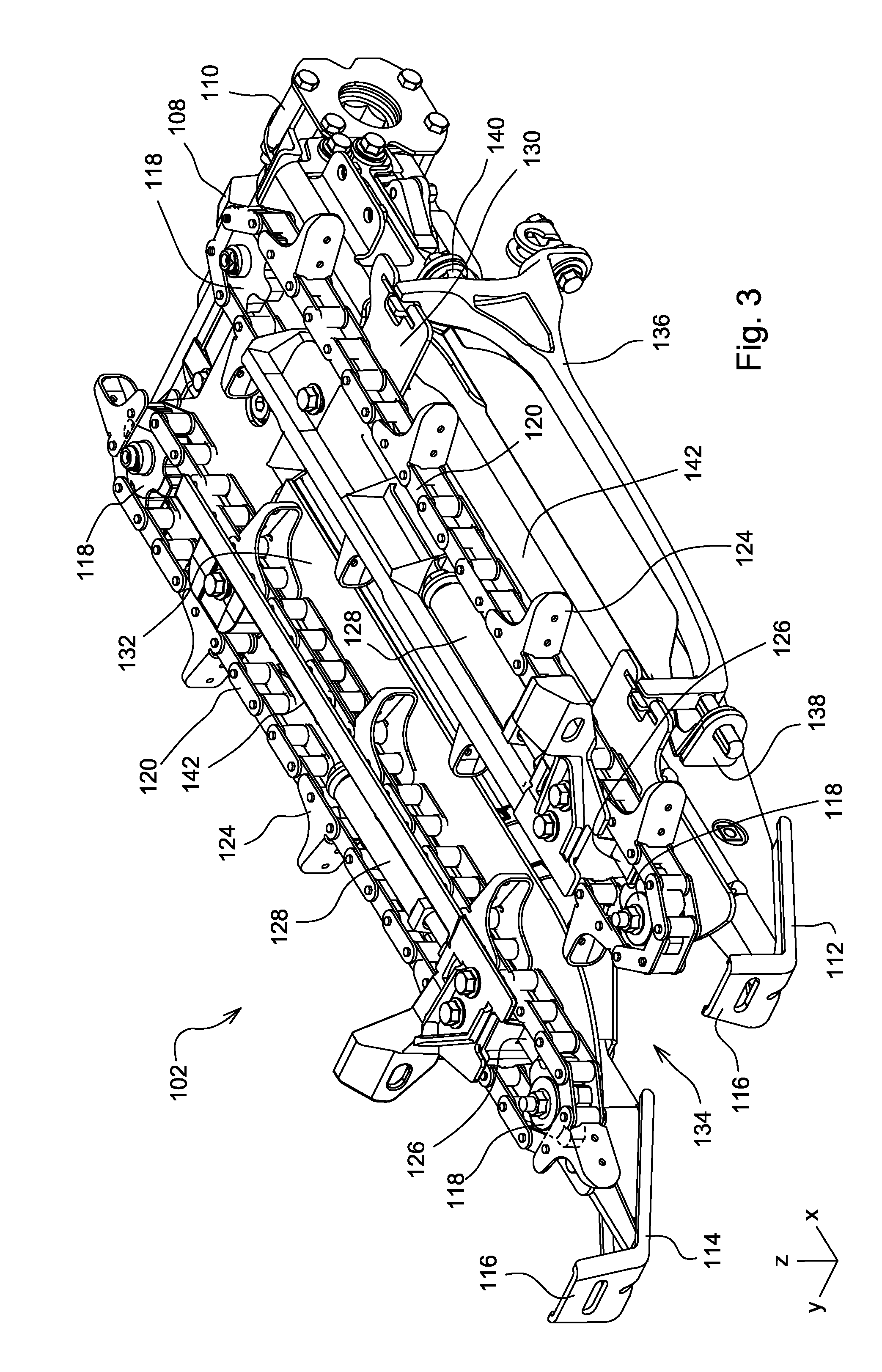 Row unit for an agricultural harvester