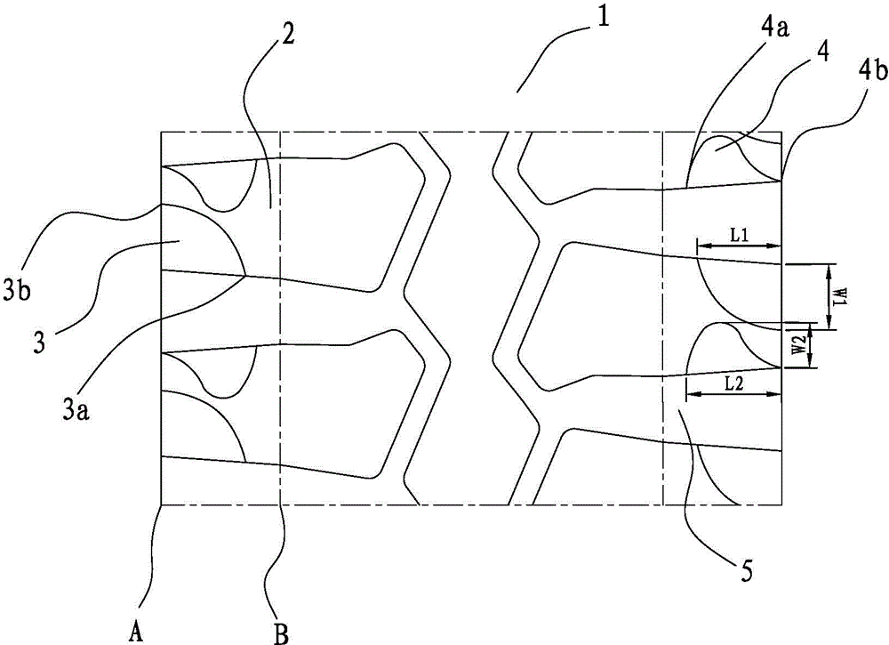 Tire shoulder pattern structure for tire