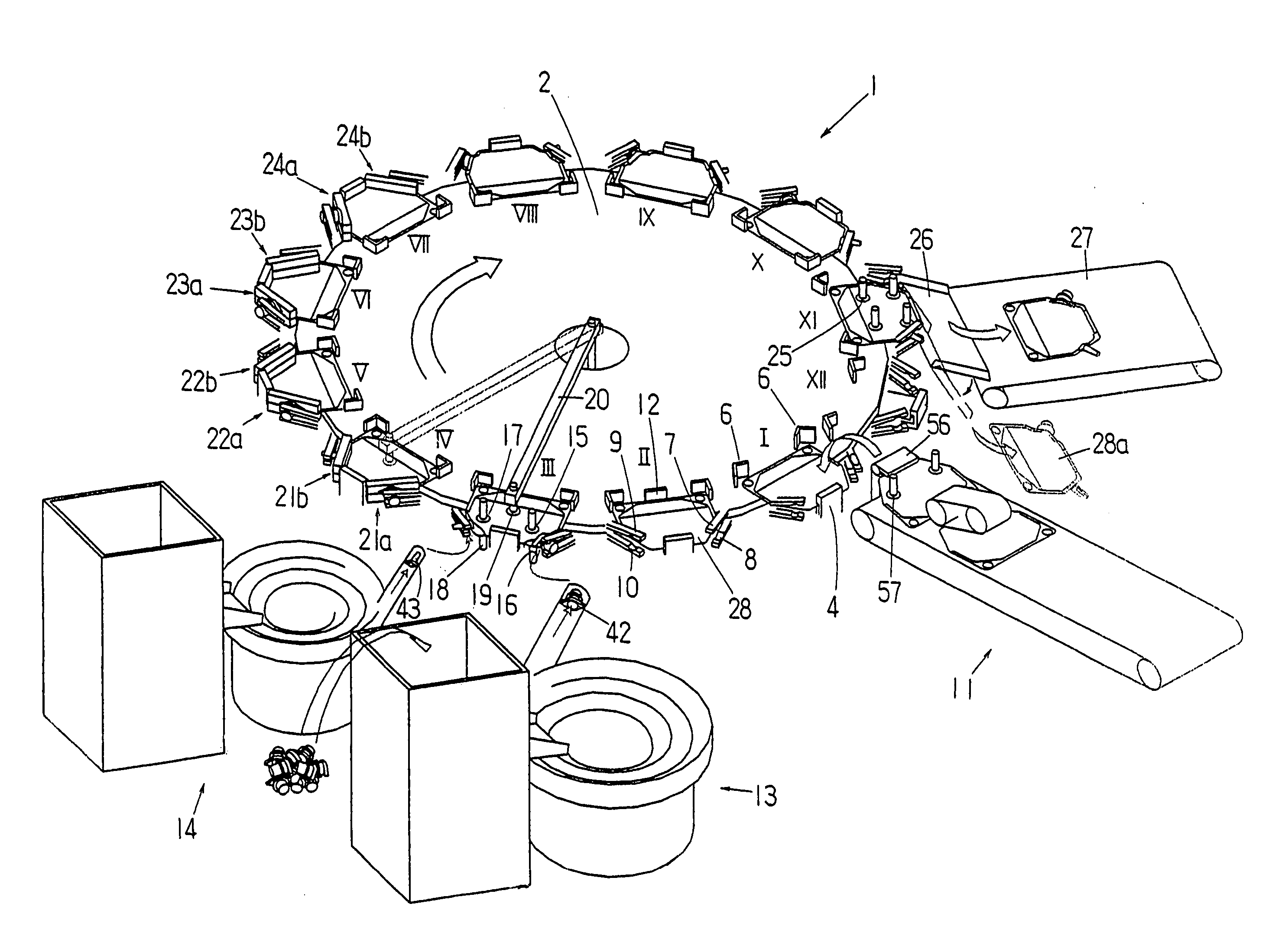 Method and apparatus for manufacturing a bag equipped with spouts