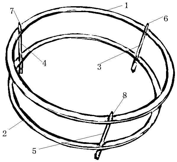 Multilayered combined disk rack