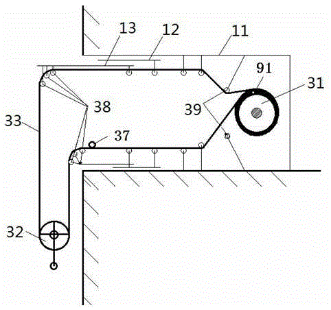 A high-rise escape system