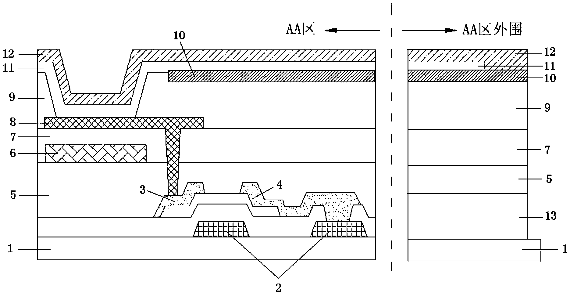 Light emitting diode display panel and manufacturing method thereof, and display device