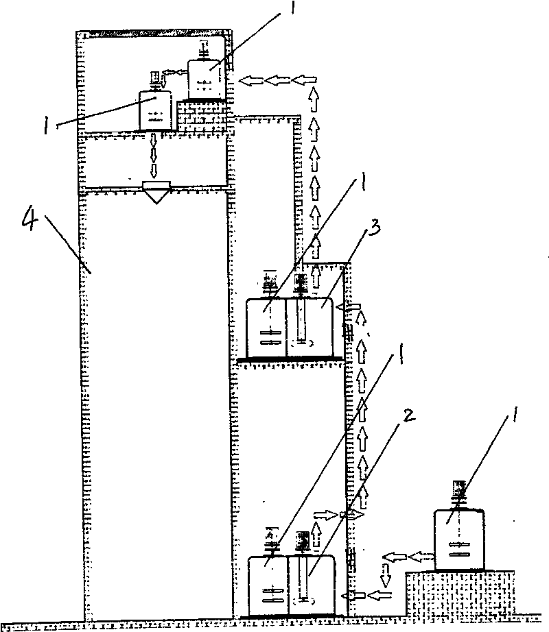 High tower graining method for producing composite (mixed) fertilizer