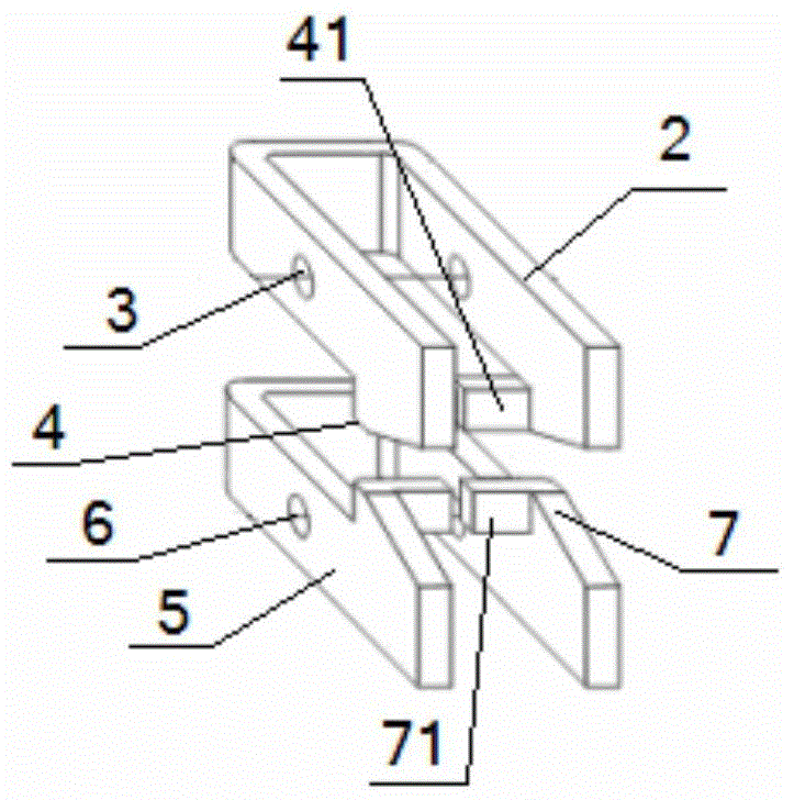 Back-bolt self-locking dry-hanging connector for stone curtain wall