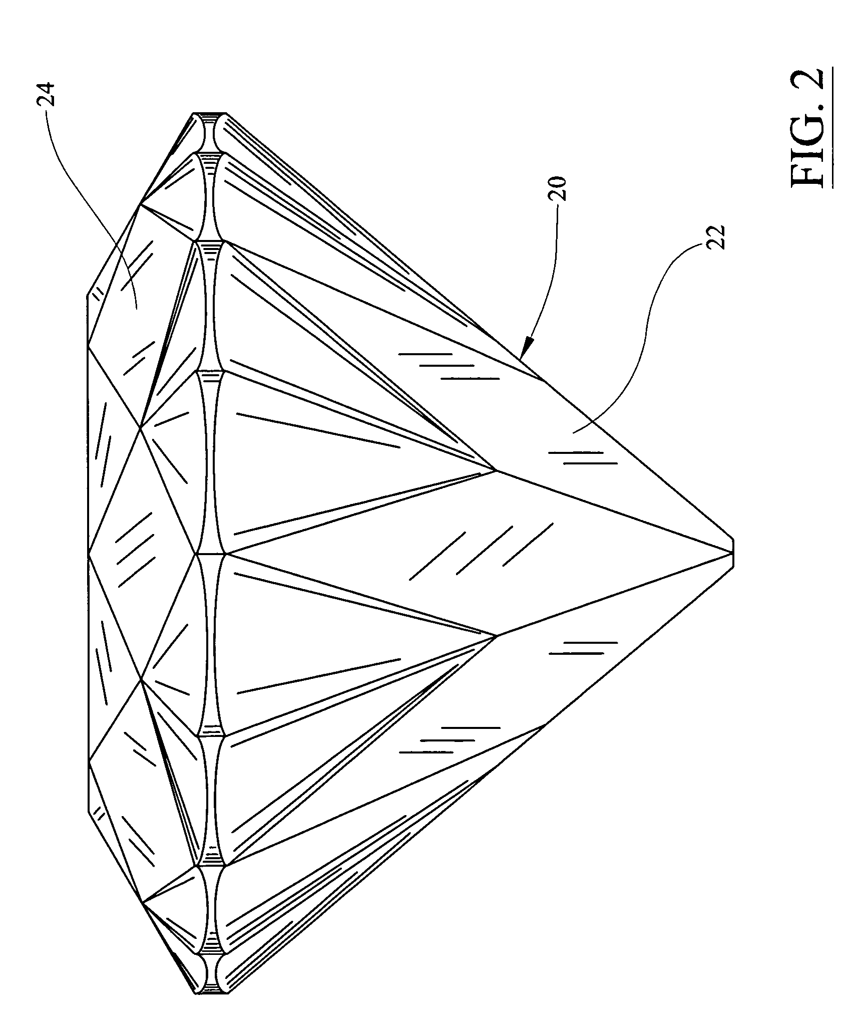 Method for producing a highly refractive composite gemstone, and product
