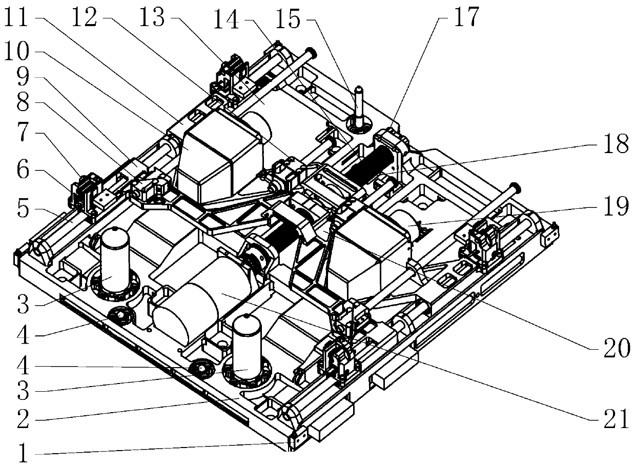 A space load docking locking and locking indicating interface device